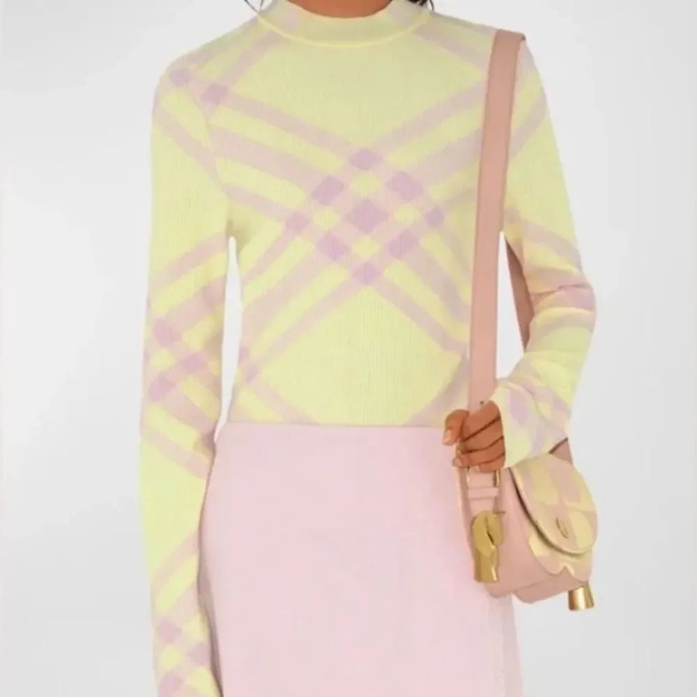 NEW! Sz XXL AUTHENTIC 2024 Burberry Sherbet Check WoolBlend